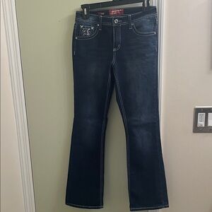 Arizona Jean Company Dark Blue Flare Jeans